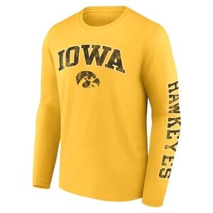 Fanatics Iowa Hawkeyes long sleeve shirt. Large.